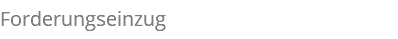 Forderungseinzug
